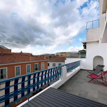 5 Papon - Dernier Etage - Terrasse A Ciel Ouvert - Garibaldi Apartament Nicea